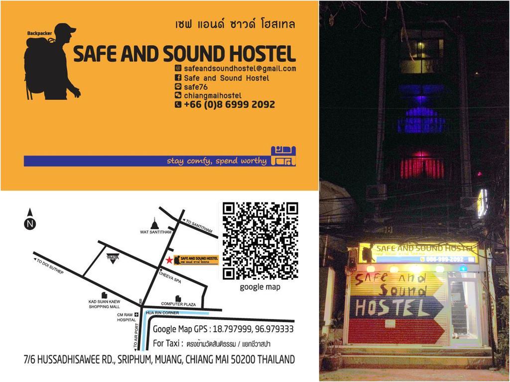 Safe And Sound Hostel Τσιάνγκ Μάι Εξωτερικό φωτογραφία